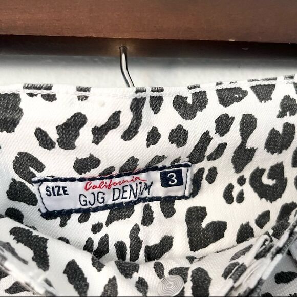 NWT GJG Cheetah Print Cotton Denim Size 3 - Picture 6 of 8